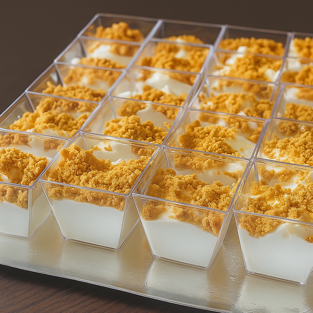 Plateau de verrines - le Bistrot de la Gare Montsurs, Brée