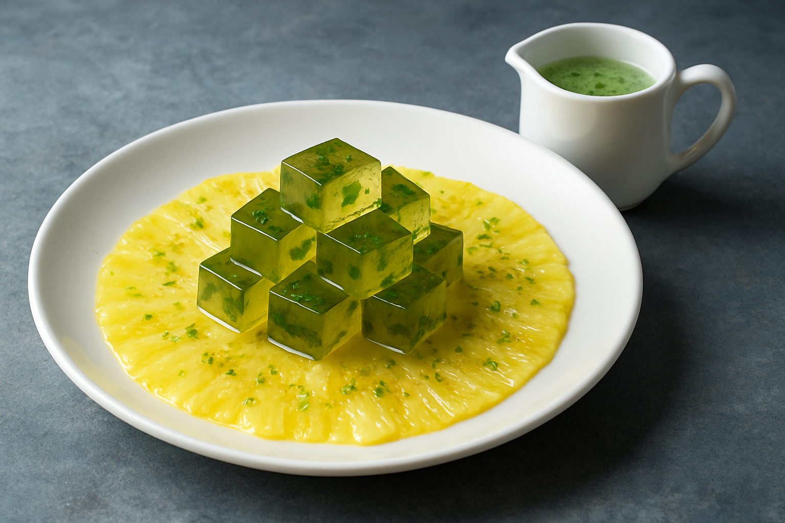 carpaccio ananas mojito solide